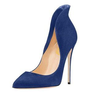FSJ Sexy Prom Pumps Pointy Toe High Heels Dress